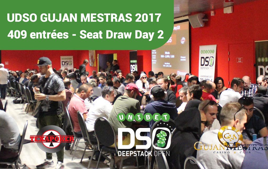 UDSO Gujan Mestras 2017 – Seat Draw, Chip Count, Liens, …