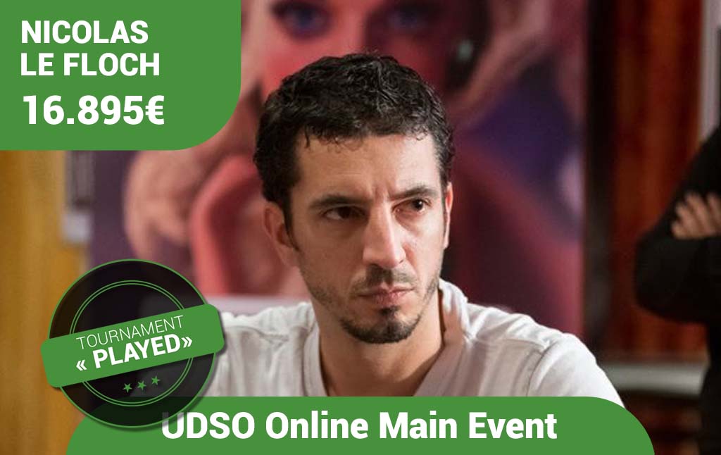 Nicolas Le Floch remporte l’UDSO Online Main Event !
