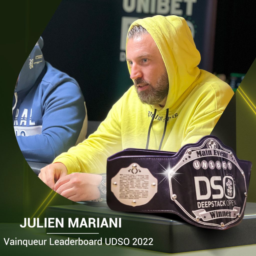 Julien Mariani remporte le Leaderboard UDSO Saison XIII