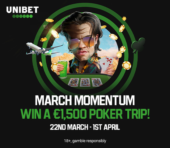 March Momentum on Unibet.com : €5.000 UDSO prizes given away !